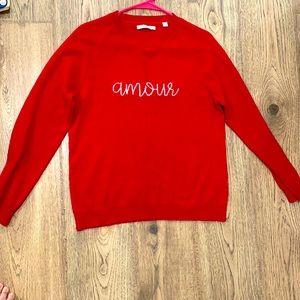 Chianti & Parker cashmere sweater in red